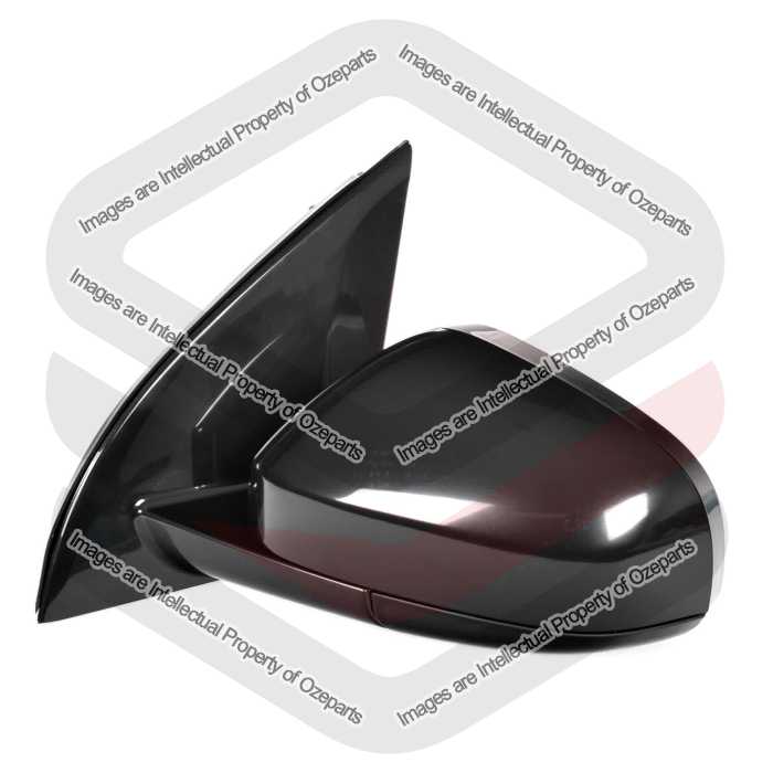 TYC Fits Ford Falcon FG FGX 2008~2016 | Electric Power Door Mirror Black No Light / No Memory  | LH LHS Left Hand 5 Pins (Passenger Side)