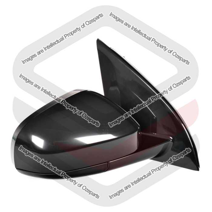 TYC Fits Ford Falcon FG FGX 2008~2016 | Electric Power Door Mirror Black No Light / No Memory | RH RHS Right Hand 3 Pins (Driver Side)