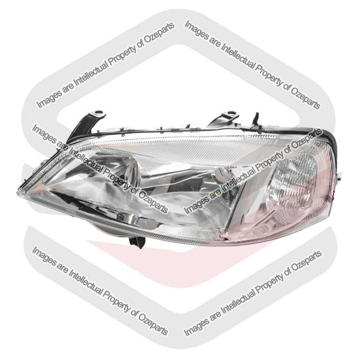 LH LHS Left Head Light Lamp Chrome For Holden Astra TS Sedan Hatch 98~04 Emark