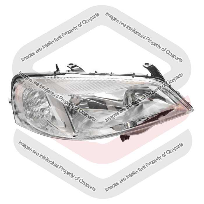 RH RHS Right Head Light Lamp Chrome For Holden Astra TS Sedan Hatch 98~04 Emark