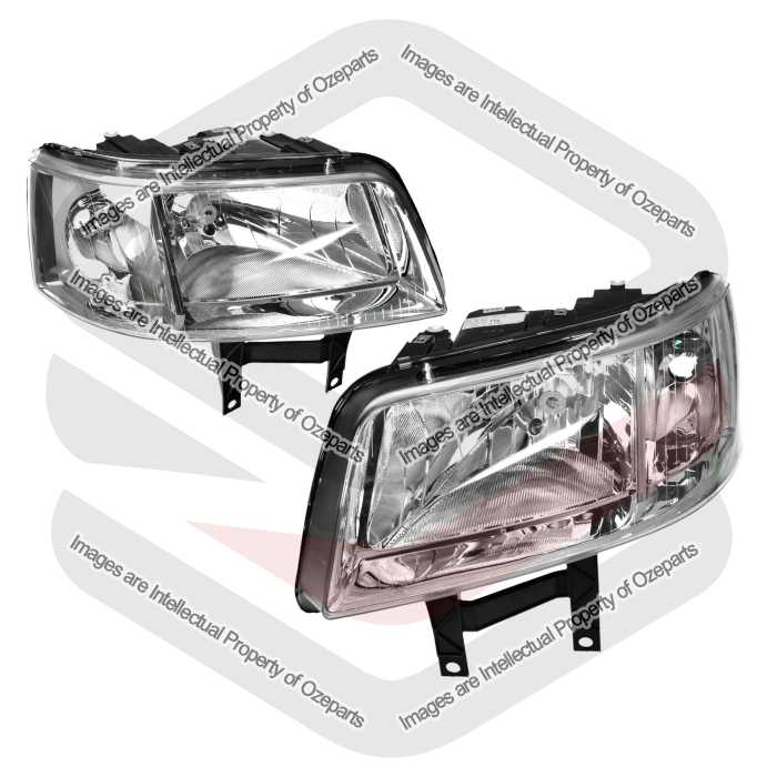Set / Pair LH+RH Head Light Lamp For VW Volkswagen Transporter T5 2004~2009