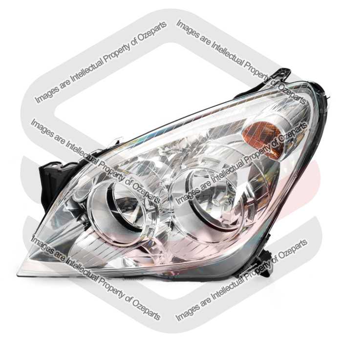 LH Left Hand Head Light Lamp Chrome For Holden Astra AH Series 2 2004~2010