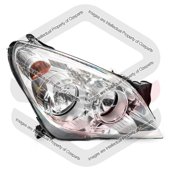 RH Right Hand Head Light Lamp Chrome For Holden Astra AH Series 2 2004~2010