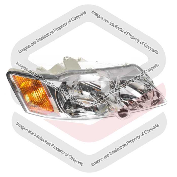 Head Light AM (Chrome) Executive S Acclaim (Amber Lens Cap Type)