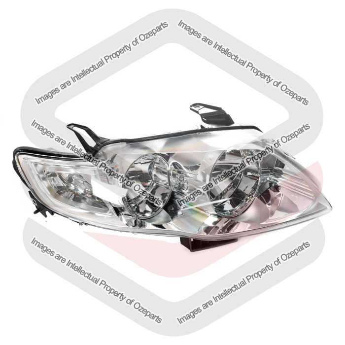TYC Fits Ford Falcon FG Series 1 G6 G6E 2008~2011 | Headlight Head Light Front Lamp (Chrome) | RH RHS Right Hand (Driver Side)