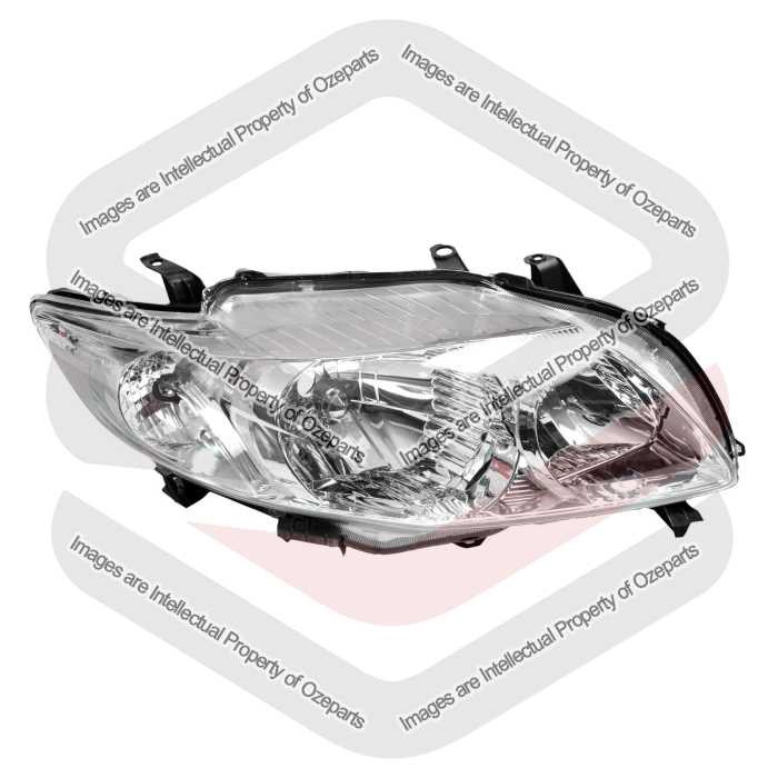 RH Right Head Light Lamp For Toyota Corolla ZRE152 S1 2007~2010 Sedan Halogen