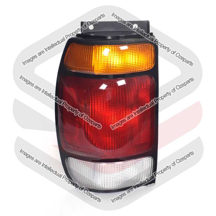 TYC Fits Ford Explorer Wagon UN UP UQ 1996~1997 | Taillights Tail Lights Rear Lamps | LH LHS Left Hand (Passenger Side)
