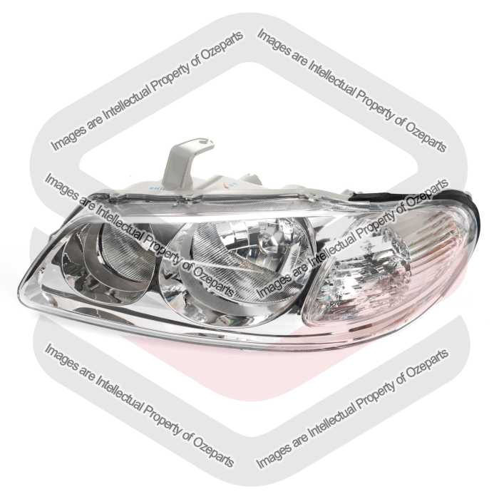 TYC Fits Nissan Pulsar N16 Series 2 4 Door Sedan 2003~2006 | Headlight Head Light Front Lamp | LH LHS Left Hand (Passenger Side)