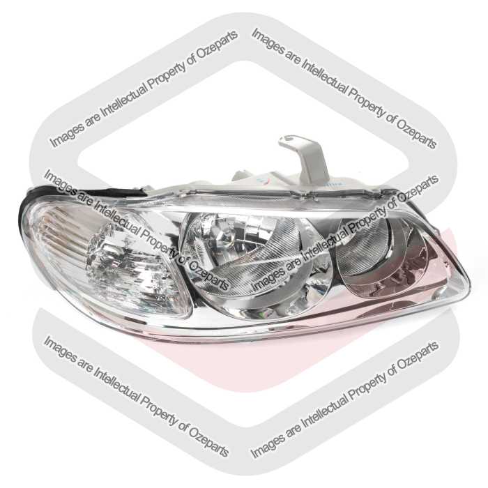 TYC Fits Nissan Pulsar N16 Series 2 4 Door Sedan 2003~2006 | Headlight Head Light Front Lamp | RH RHS Right Hand (Driver Side)