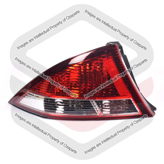 TYC Fits Ford Falcon Fairmont XR6 XR8 AU 1998~2002 Sedan | Taillight Tail Light Rear Lamp (Clear Indicator Lens) | LH LHS Left Hand (Passenger Side)