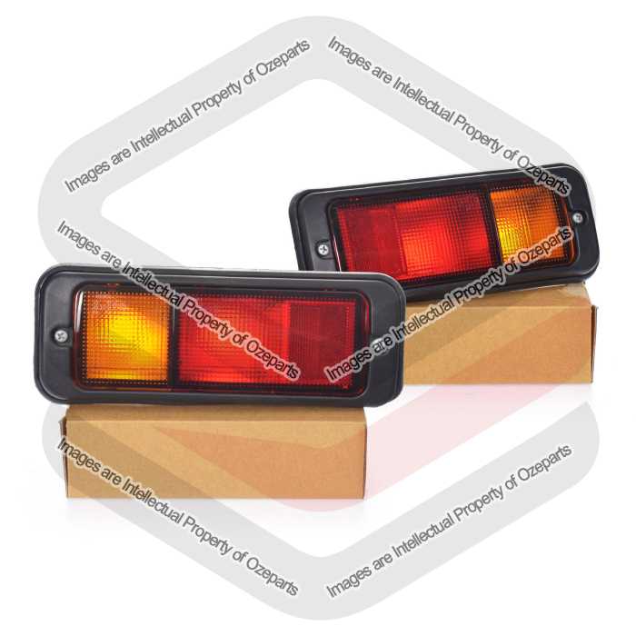 Set / Pair LH+RH Rear Bumper Bar Lamp Tail Light For Holden Jackaroo 1992~2003