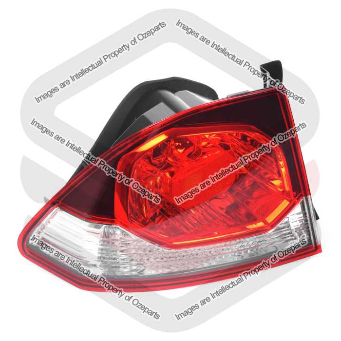 TYC Fits Honda Civic 4 Door Sedan FD Series 2 2009~2012 | Taillight Tail Light Rear Lamp | LH LHS Left Hand (Passenger Side)