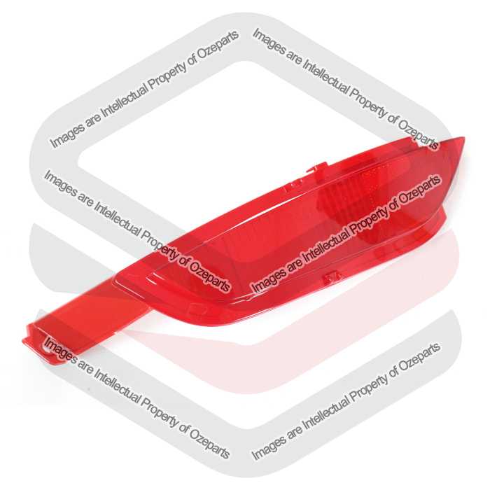 TYC Fits Ford Fiesta WS WT WZ 2008~2018 | Rear Outer Bumper Bar Reflector Light Lamp | LH LHS LEft Hand (Passenger Side) No Globe provision