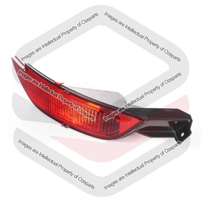 TYC Fits Ford Fiesta WS WT WZ 2008~2018 | Rear Outer Bumper Bar Reflector Light Lamp | RH RHS Right Hand (Driver Side) With Fog Function