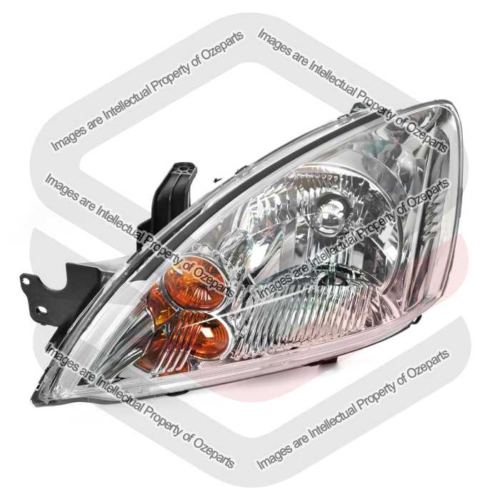 LH LHS Left Head Light Lamp Chrome For Mitsubishi Lancer CH 03~08 Sedan Wagon