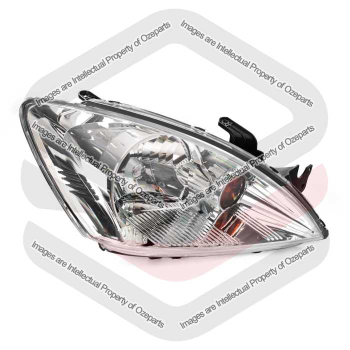 RH RHS Right Head Light Lamp Chrome For Mitsubishi Lancer CH 03~08 Sedan Wagon
