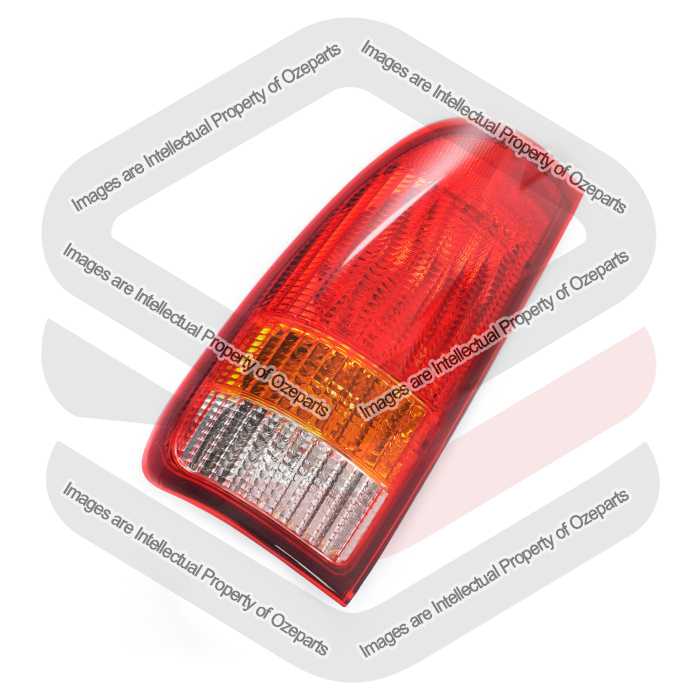 TYC Fits Ford Falcon BA Series 2 BF Ute 2003~2008 | Taillight Tail Light Rear Lamp (3 Colours Type) | LH LHS Left Hand (Passenger Side)