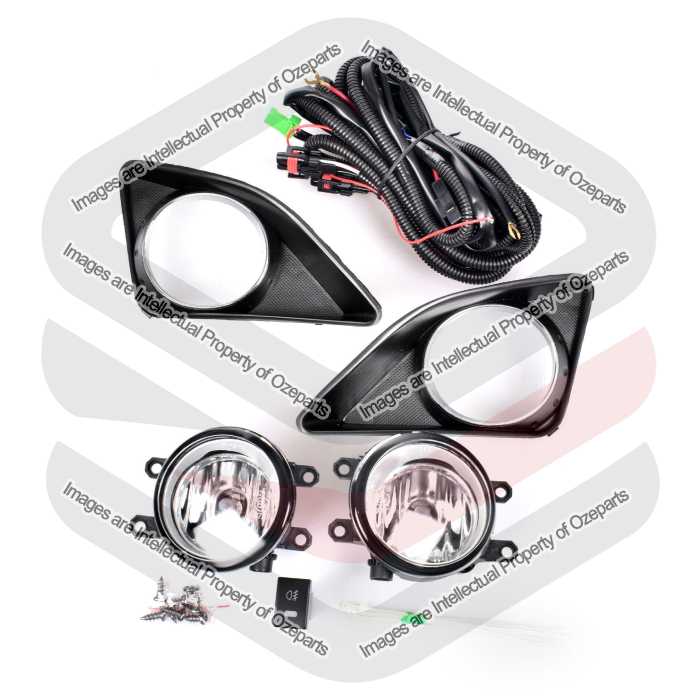 Fog Lamp KIT E1 (07~10) (Black Texture with Inner Chrome Ring)