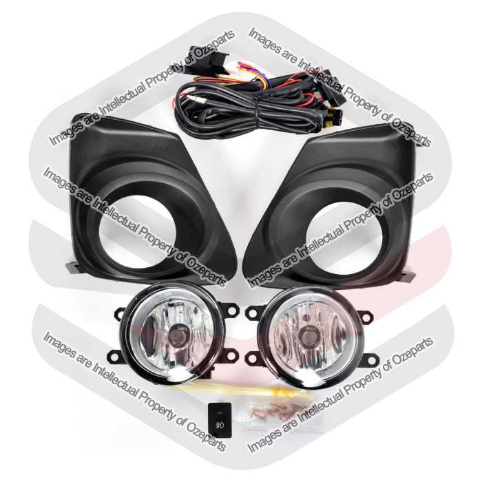 Full Set Fog Light Driving Lamp For Toyota Corolla Sedan 10~13 ZRE152 S1 (KIT B)