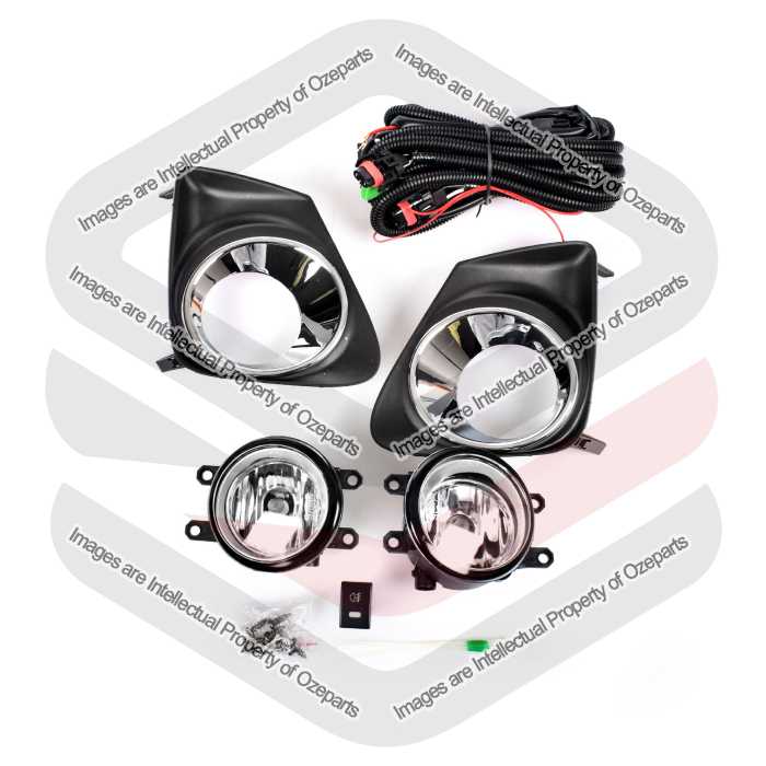 Fog Lamp KIT C (Black Cover with Inner Chrome Ring)