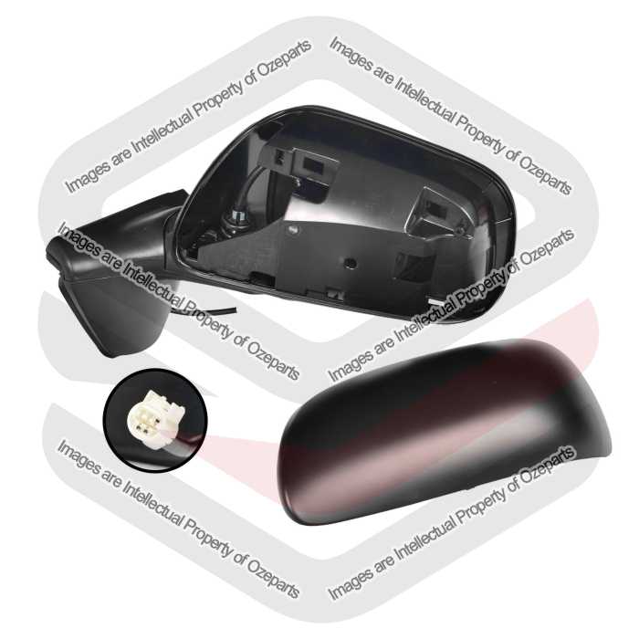 Door Mirror AM Electric (Matte Black Cover)