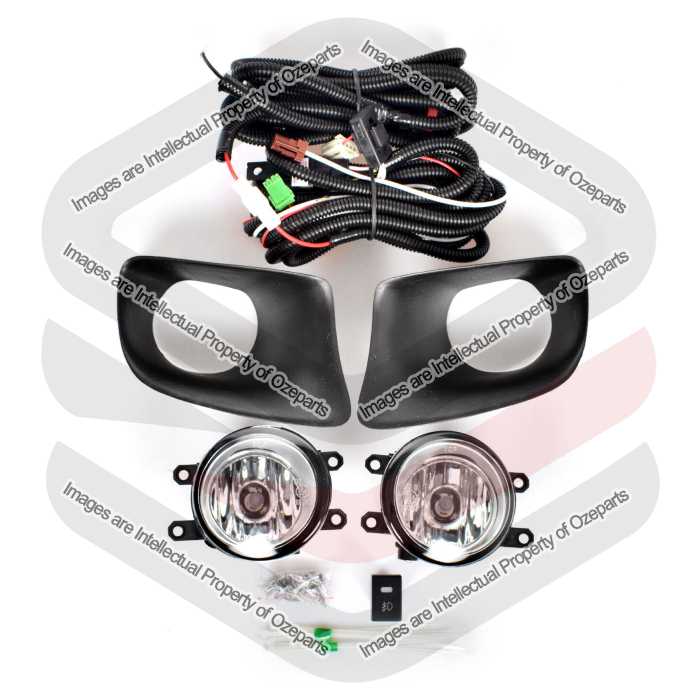 Full Set Fog Light Driving Lamp For Toyota Yaris YRX Sedan 2008~2015 KIT-Y