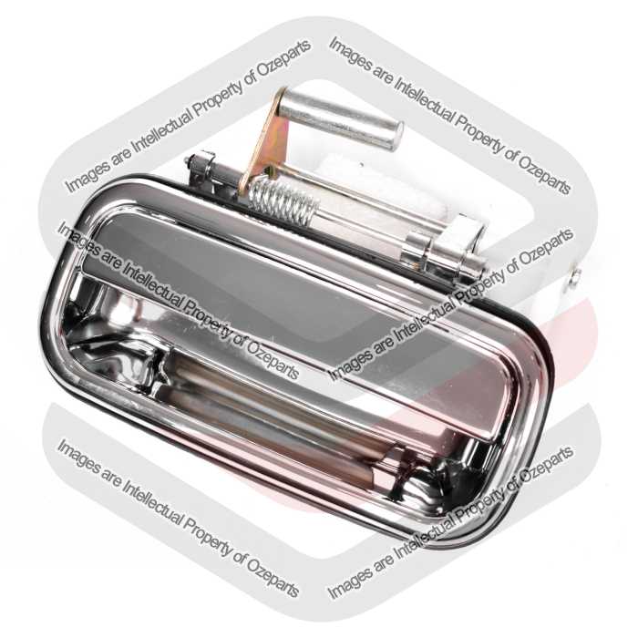 LH Left REAR Outer Door Handle Chrome For Toyota Prado Series J95 1996~2002