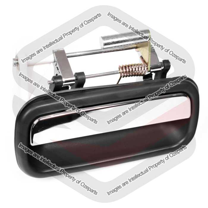 RH Right REAR Outer Door Handle Chrome Black For Toyota Prado Series J95 96~02