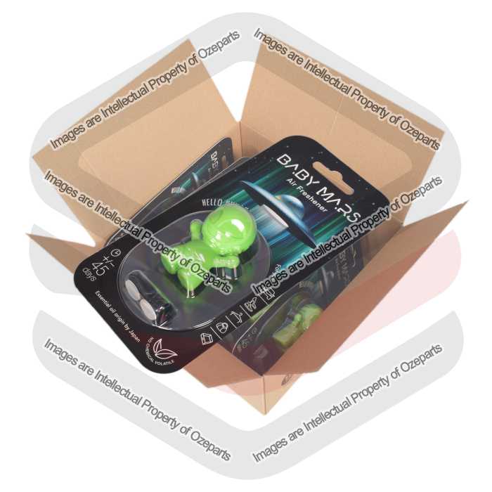 Ozeparts 6 x MARS BOY Love Tulipe (Green) Air Freshener Diffuser Fragrance For Car Truck Taxi Van Home
