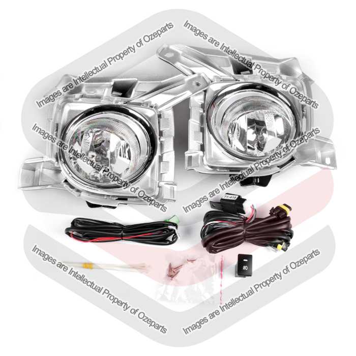 Full Set Fog Light Driving Lamp For Toyota Landcruiser 200 Series 2 12~15 KIT C