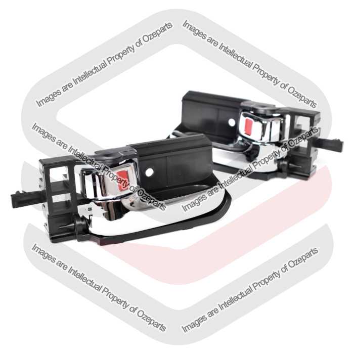 Pair LH+RH Inner Door Handle Front or Rear Chrome For Toyota Hiace / Corolla / H