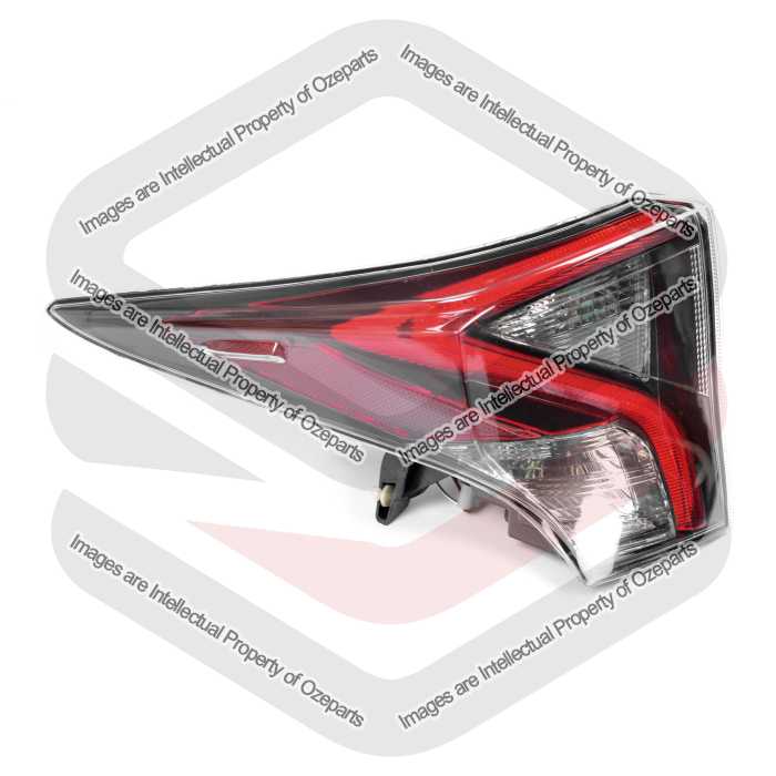 LH Left Hand Upper Tail Light Rear Light LED For Toyota Prius ZVW50 2015~2018