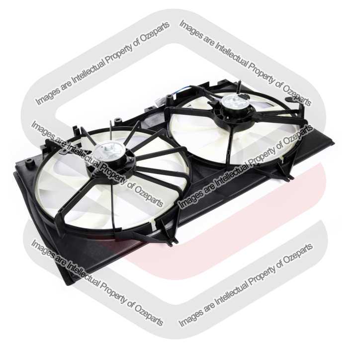 AC + Radiator Thermo Cooling Fan Assembly Dual For Toyota Camry CV40 2006~2011