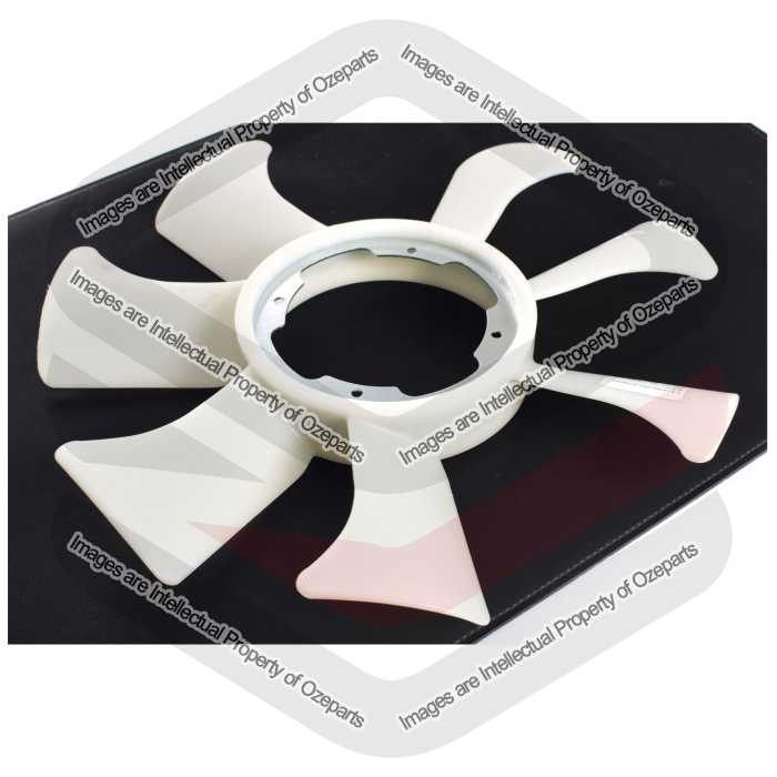 TYC Fits Nissan Patrol Y60 GQ Series 1 & 2 1988~1997 4x4 SUV | Radiator Thermo Cooling Fan Blades (Rounded Blades TD42 Type A) | 1 Unit