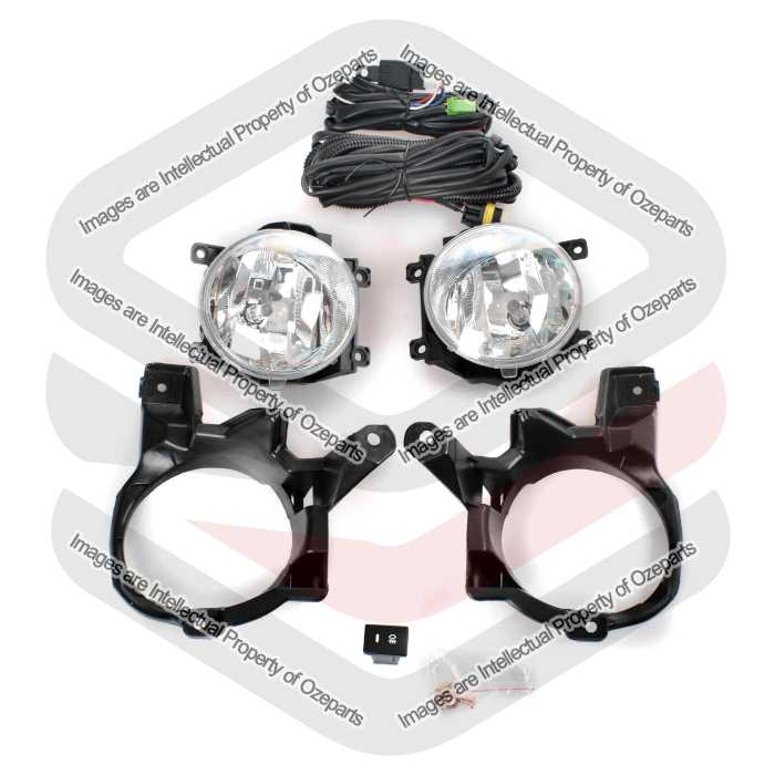 Full Set Fog Light Spot Driving Lamp KIT A For Toyota RAV4 40 Series 2012~2015