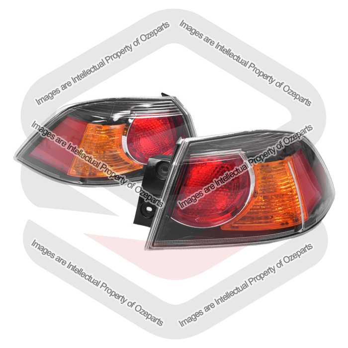 Tail Light  AM (Black) Sedan (SET LH+RH)