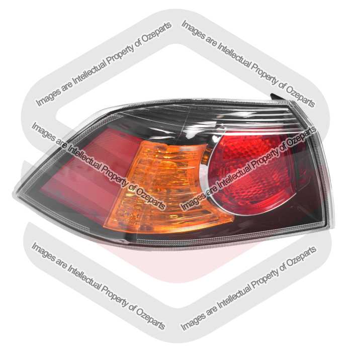 Tail Light  AM (Black) Sedan