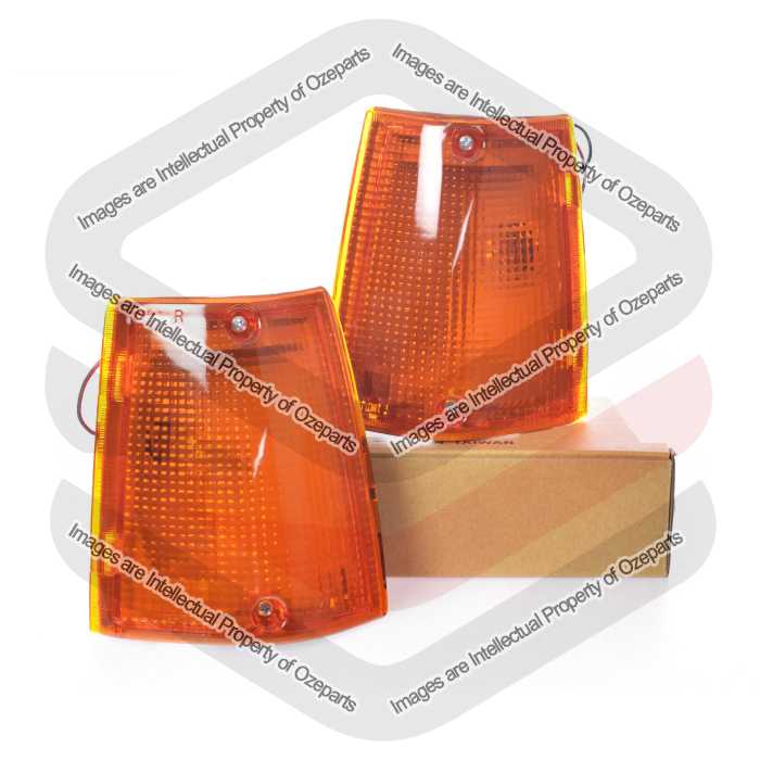 Set Pair LH+RH Corner Light Indicator Lamp For Mazda B Series UF Series 2 90~96