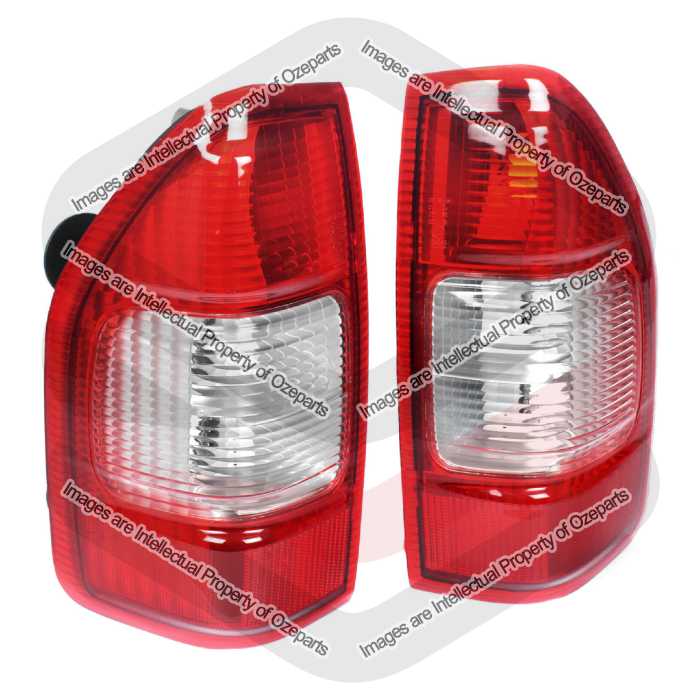 Set Pair LH+RH Tail Light Rear Lamp For Holden Rodeo Ute RA 2003~2006 E Mark