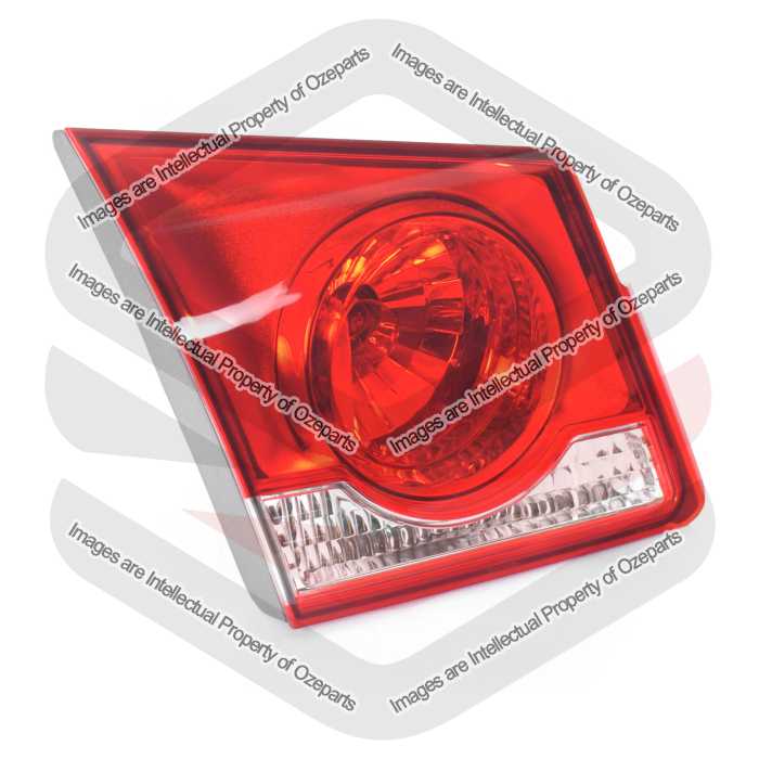 TYC Fits Holden Cruze 4 Dr Sedan JG JH 2009~2016 | Boot Lid Inner Taillight Tail Light Rear Lamp | LH LHS Left Hand (Passenger Side)
