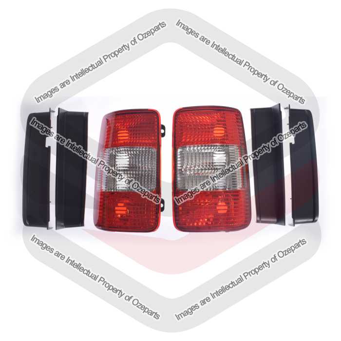 Pair LH+RH Tail Light Lamp For VolksWagen VW Caddy Van / Life / Maxi 05~10