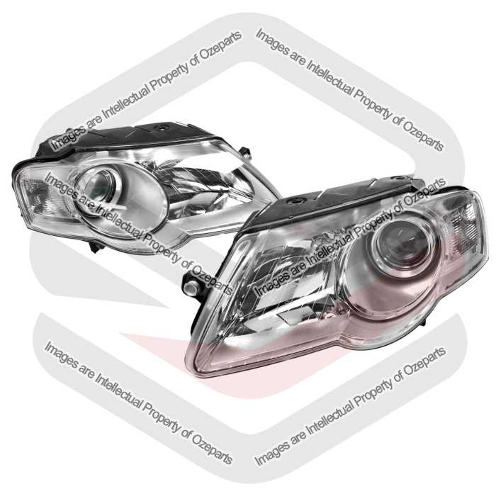 Set / Pair Head Light Lamp Non Zenon For VW VolksWagen Passat B6/3C 05~10