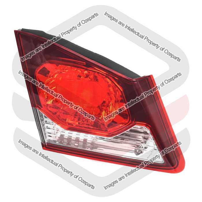 TYC Fits Honda Civic FD Series 2 2009~2012 Sedan | Boot Lid Lamps Rear Inner Tail Light Taillight | LH LHS Left Hand (Passenger Side)