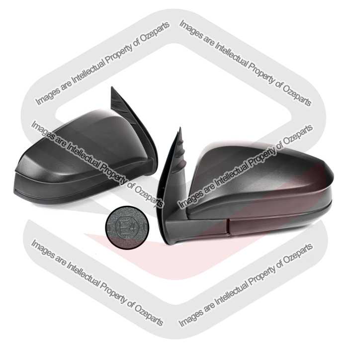 Door Mirror AM Manual (Black) (SET LH+RH)