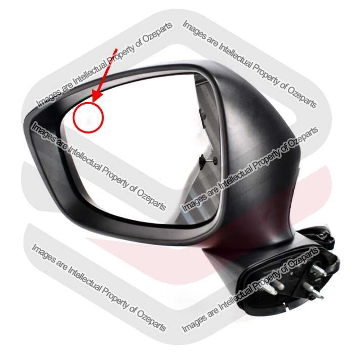 Door Mirror AM (7 Pins With Heated Glass & Blind Spot Alert)