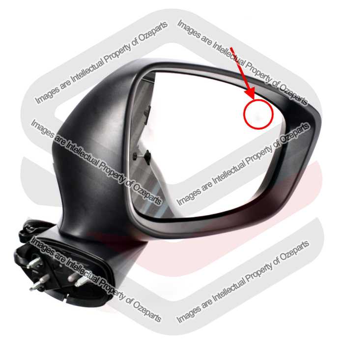 Door Mirror AM (7 Pins With Heated Glass & Blind Spot Alert)