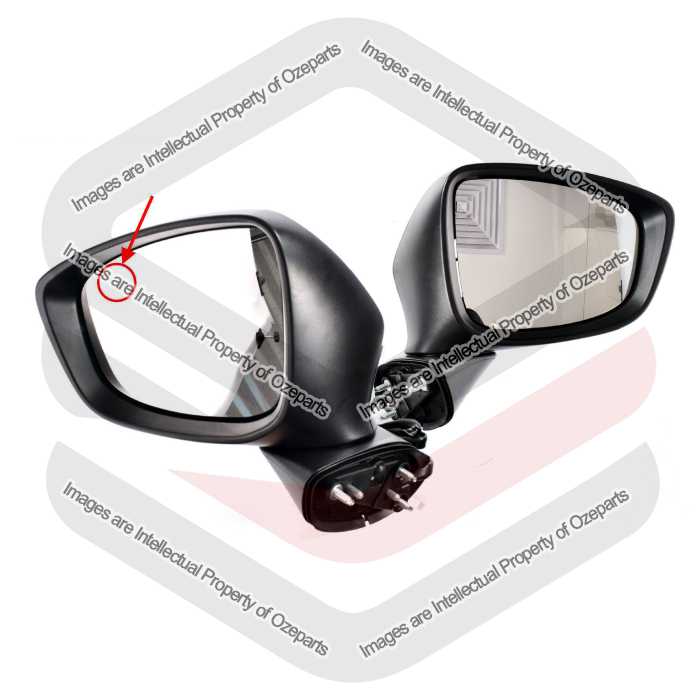 Door Mirror AM (7 Pins With Heated Glass & Blind Spot Alert) (SET LH+RH)