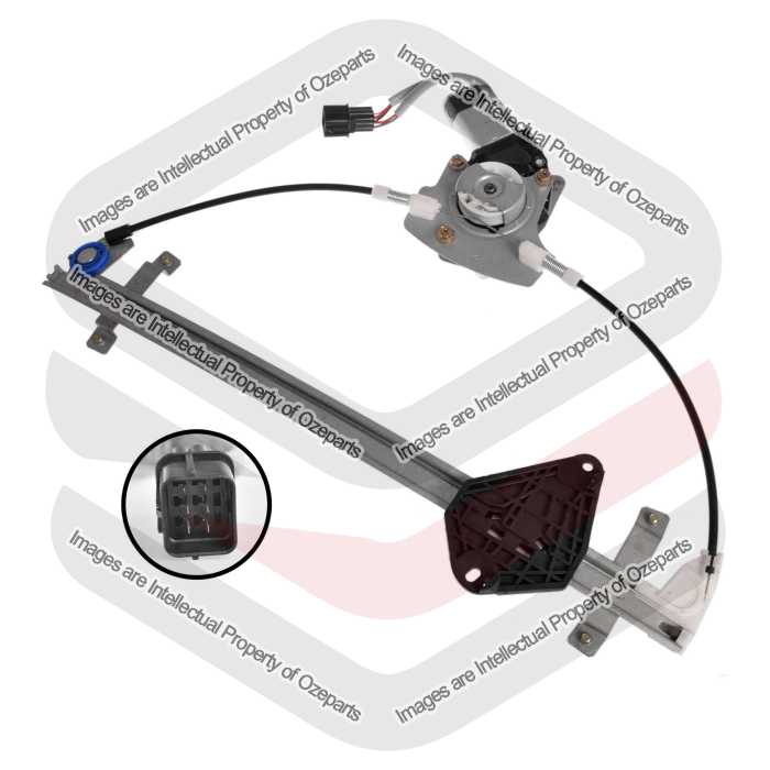 Door Window Regulator Front (Electric  6 Pin Motor)