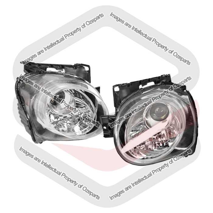 Head Lamp AM (Sit Below Side Grille - Non Xenon) (SET LH+RH)