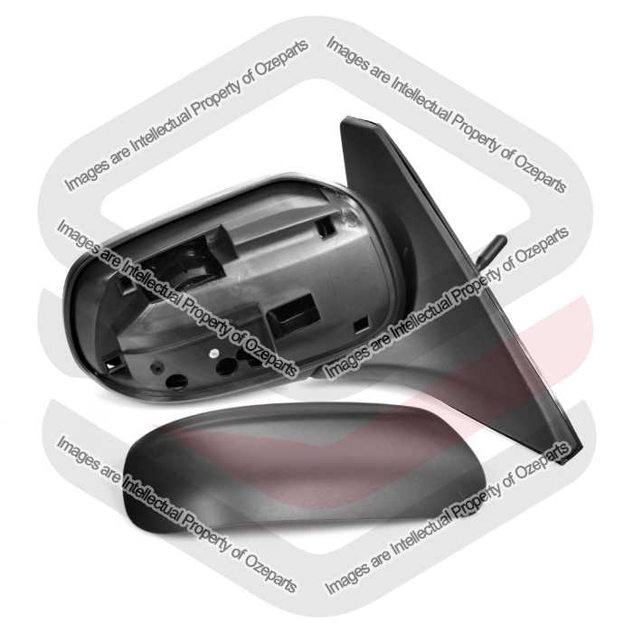 Door Mirror Manual (Texture Black Cover)